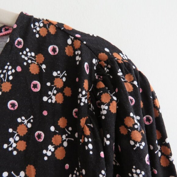 BODEN Crew Neck Jersey Midi Dress in Ditsy Dotty Floral Fall Cottagecore US 4P - Picture 7 of 15